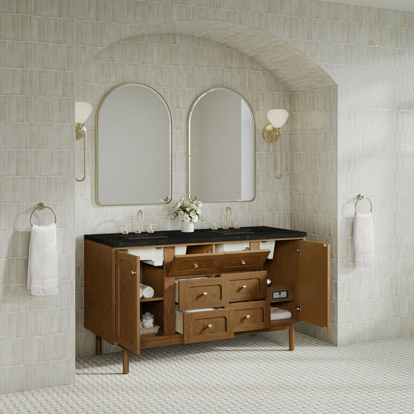 James Martin Laurent 60" Double Vanity with 3 CM Countertop