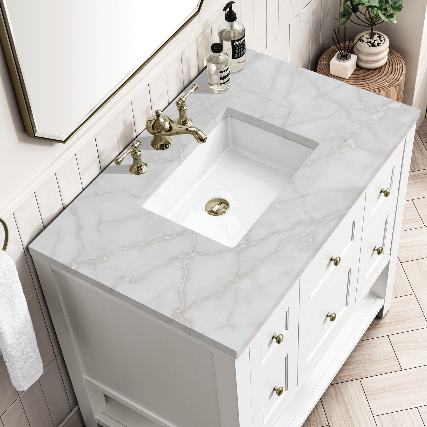 James Martin Breckenridge 36" Single Vanity w/ 3CM Countertop
