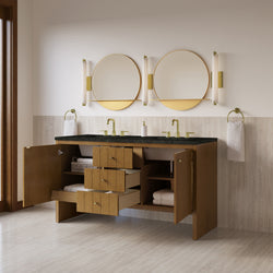 James Martin Hudson 60" Double Vanity with 3 CM Countertop