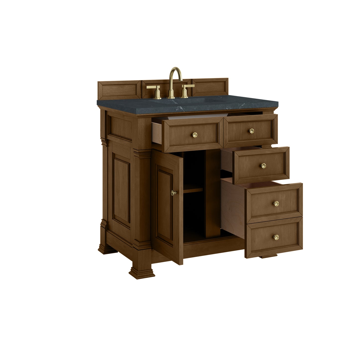 James Martin Brookfield 36" Single Vanity with 3 CM Countertop - Luxe Bathroom Vanities