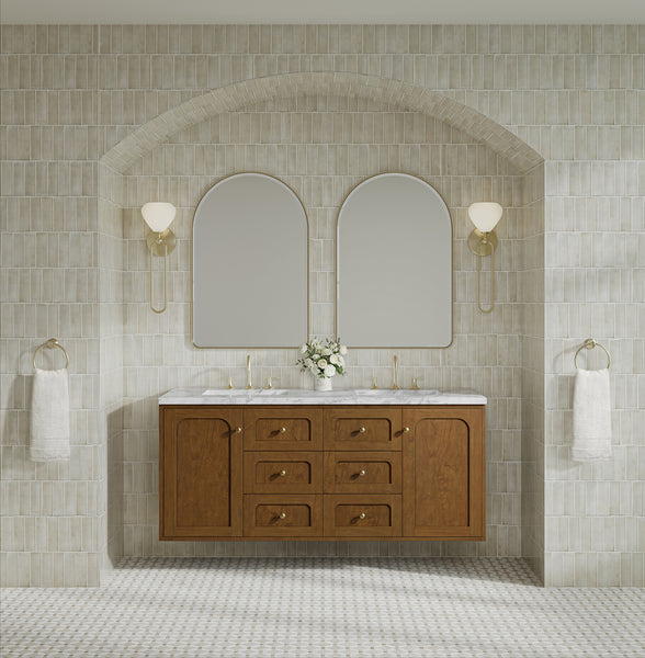 James Martin Laurent 60" Double Vanity with 3 CM Countertop