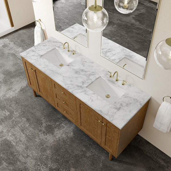James Martin Laurent 72" Double Vanity with 3 CM Countertop