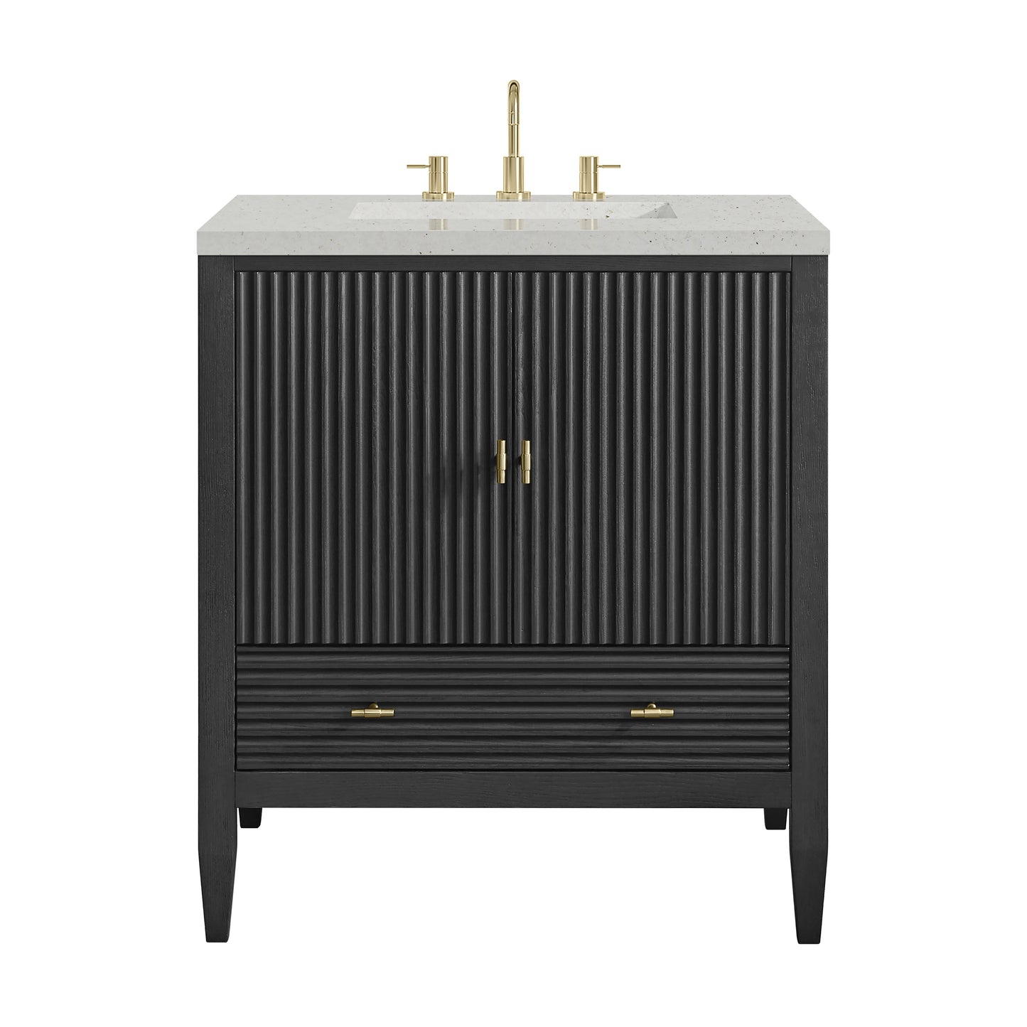 James Martin Myrrin 30" Single Vanity with 3 CM Countertop