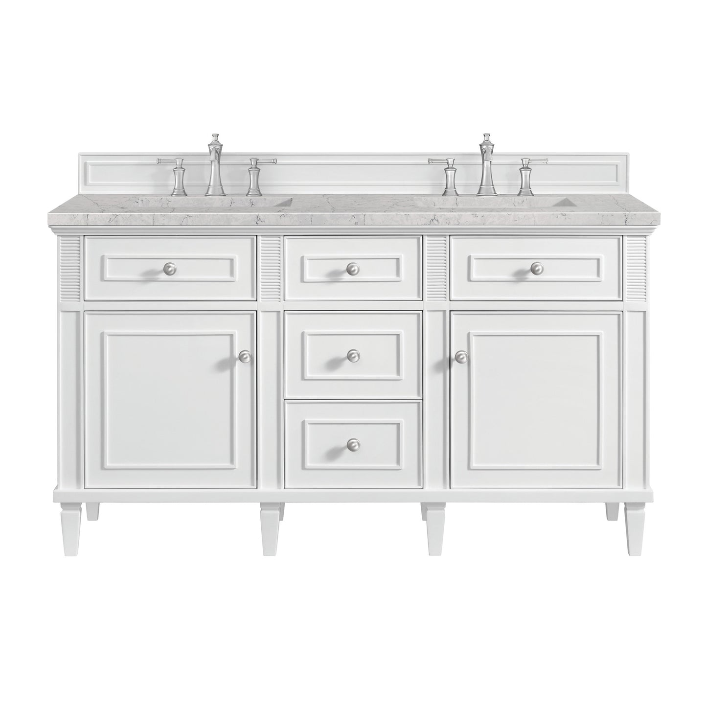 James Martin 60" Lorelai Double Vanity - Luxe Bathroom Vanities