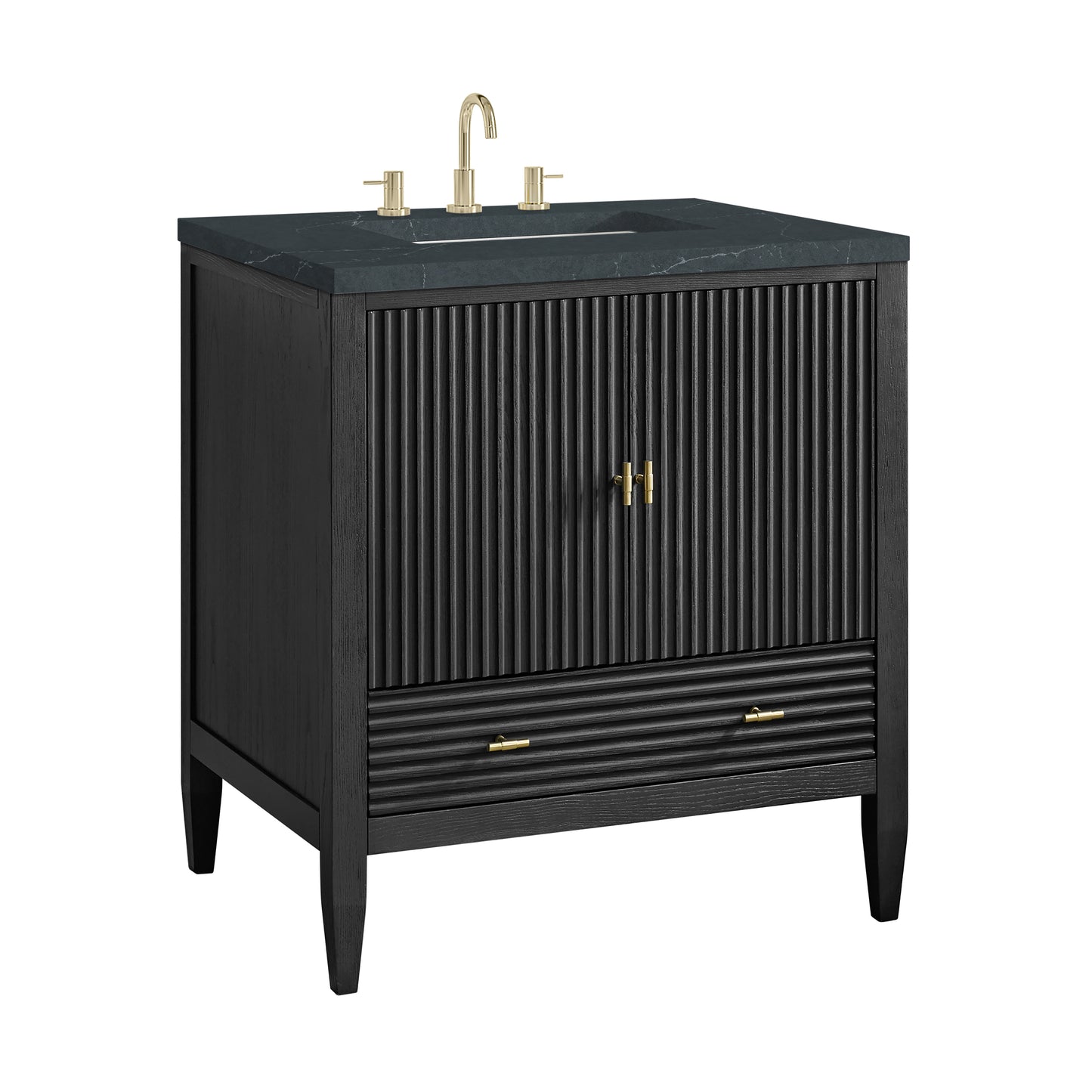 James Martin Myrrin 30" Single Vanity with 3 CM Countertop