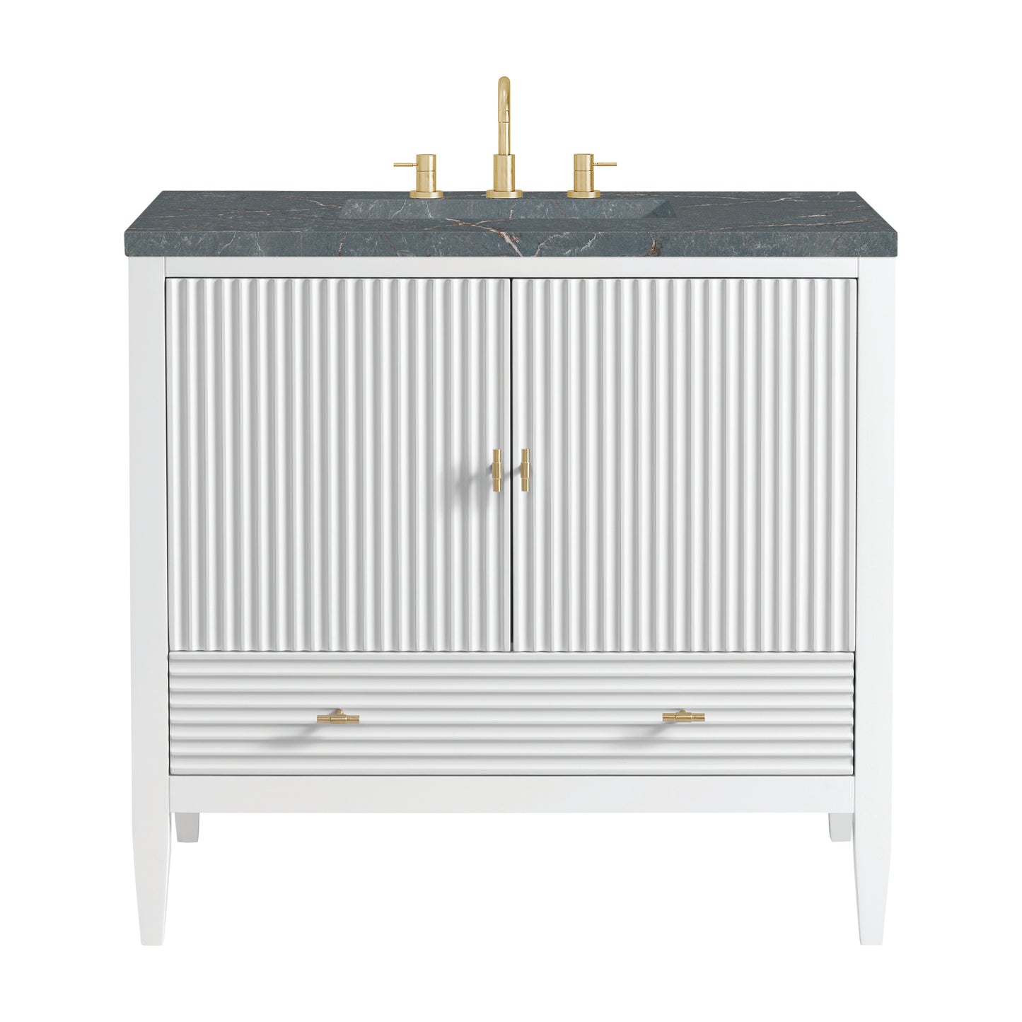 James Martin Myrrin 36" Single Vanity with 3 CM Countertop