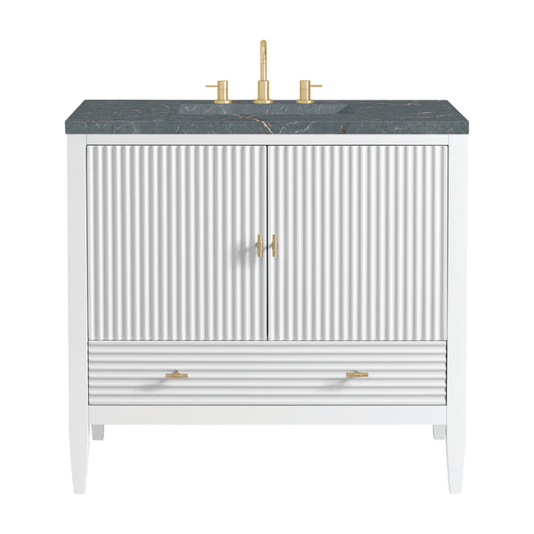 James Martin Myrrin 36" Single Vanity with 3 CM Countertop