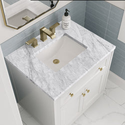 James Martin Chicago 30" Single Vanity with 3 CM Countertop