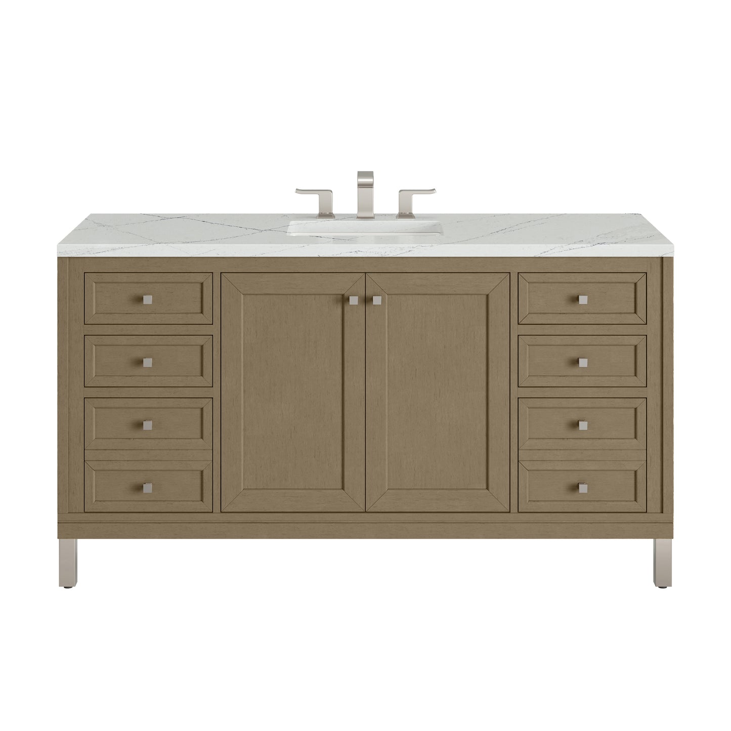 James Martin Chicago 60" Single Vanity with 3 CM Countertop