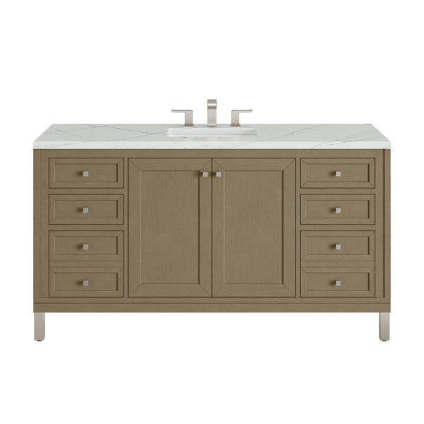 James Martin Chicago 60" Single Vanity with 3 CM Countertop