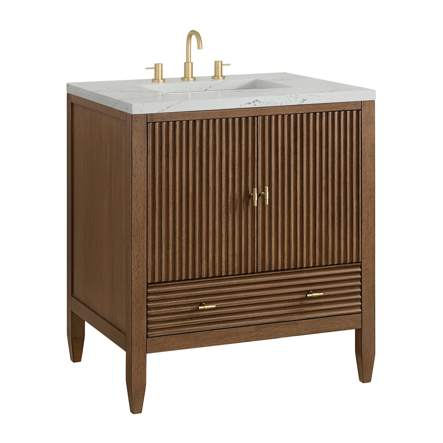 James Martin Myrrin 30" Single Vanity with 3 CM Countertop
