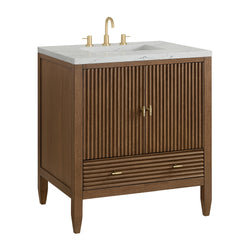 James Martin Myrrin 30" Single Vanity with 3 CM Countertop