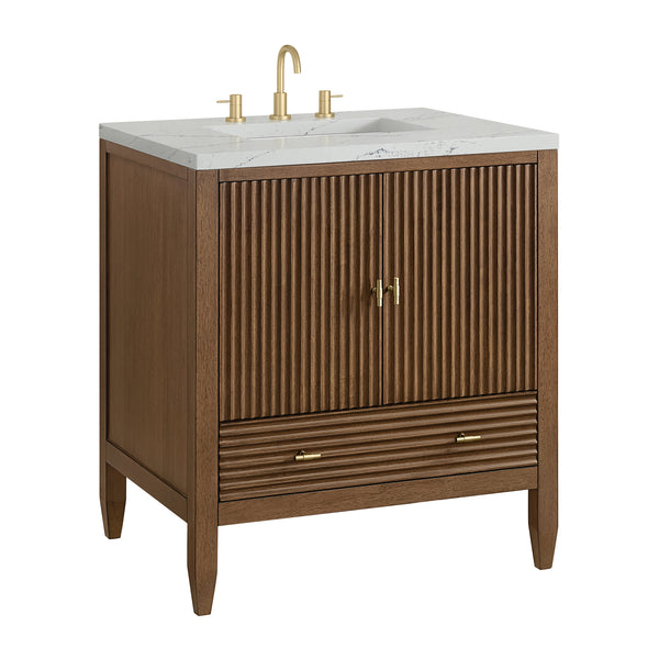 James Martin Myrrin 30" Single Vanity with 3 CM Countertop