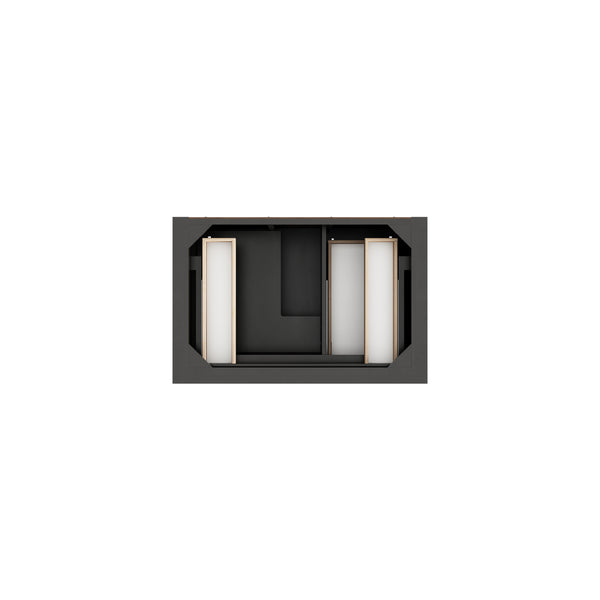 James Martin Brookfield 36" Single Vanity, Black Onyx with 3 CM Countertop - Luxe Bathroom Vanities