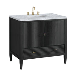 James Martin Myrrin 36" Single Vanity with 3 CM Countertop