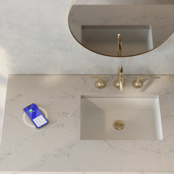 James Martin Laurent 48" Single Vanity with 3 CM Countertop & FreePower Wireless Charger