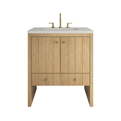 James Martin Hudson 30" Single Vanity with 3 CM Countertop