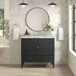 James Martin Myrrin 36" Single Vanity with 3 CM Countertop