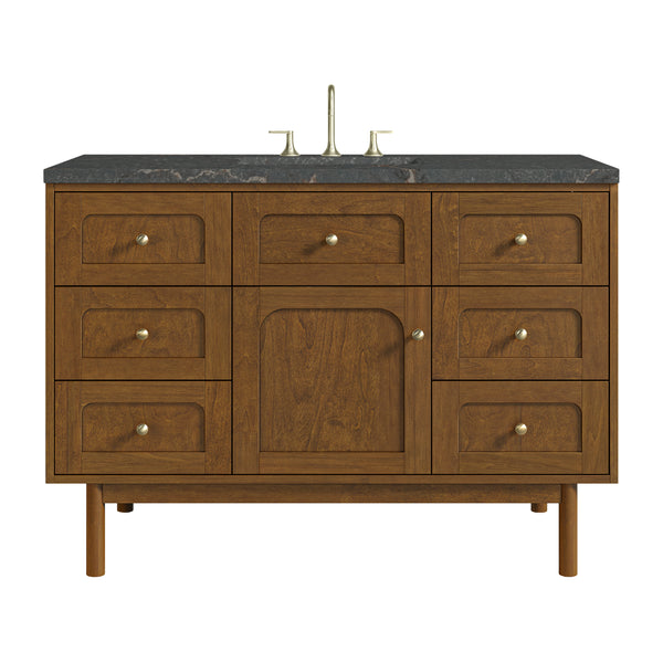 James Martin Laurent 48" Single Vanity with 3 CM Countertop & FreePower Wireless Charger