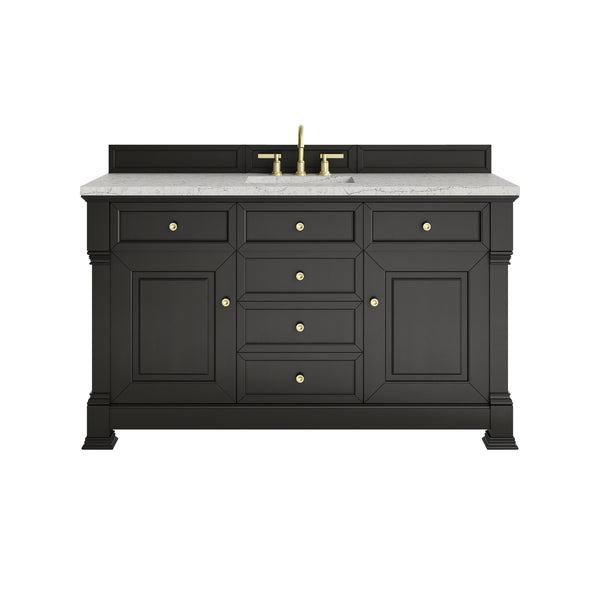 James Martin Brookfield 60" Single Vanity with 3CM Countertop & FreePower Wireless Charger