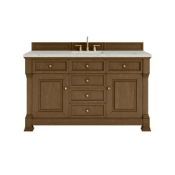 James Martin Brookfield 60" Single Vanity with 3CM Countertop & FreePower Wireless Charger