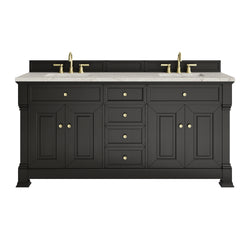 James Martin Brookfield 72" Double Vanity with 3 CM Countertop & FreePower Wireless Charger