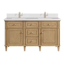 James Martin 60" Lorelai Double Vanity - Luxe Bathroom Vanities