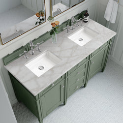 James Martin Brittany 60" Double Vanity with 3 CM Countertop