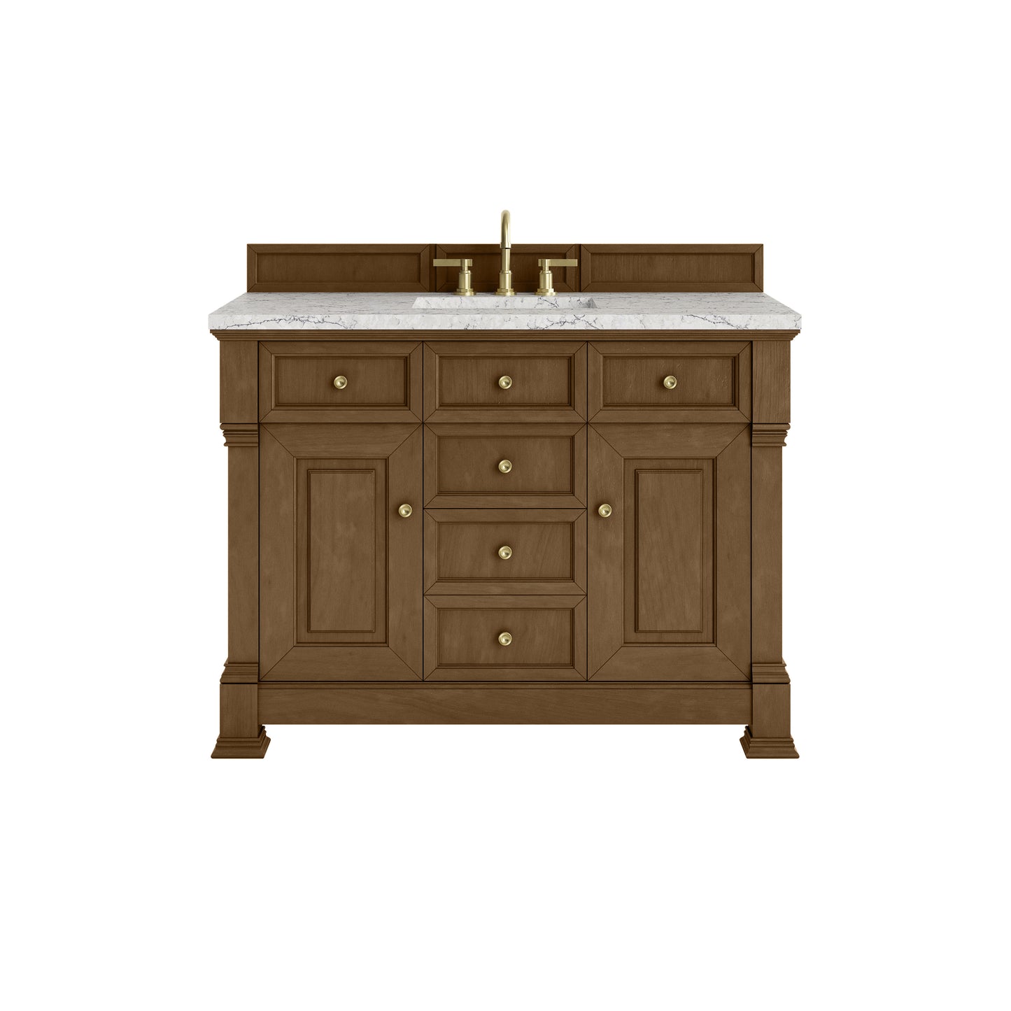James Martin Brookfield 48" Single Vanity with 3 CM Countertop & FreePower Wireless Charger