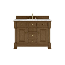 James Martin Brookfield 48" Single Vanity with 3 CM Countertop & FreePower Wireless Charger