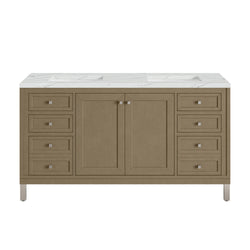 James Martin Chicago 60" Double Vanity with 3 CM Countertop
