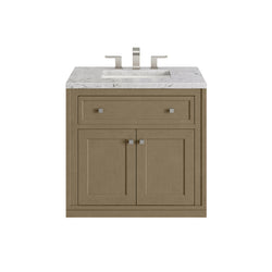 James Martin Chicago 30" Single Vanity with 3 CM Countertop