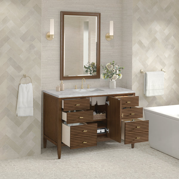 James Martin Myrrin 48" Single Vanity with 3 CM Countertop