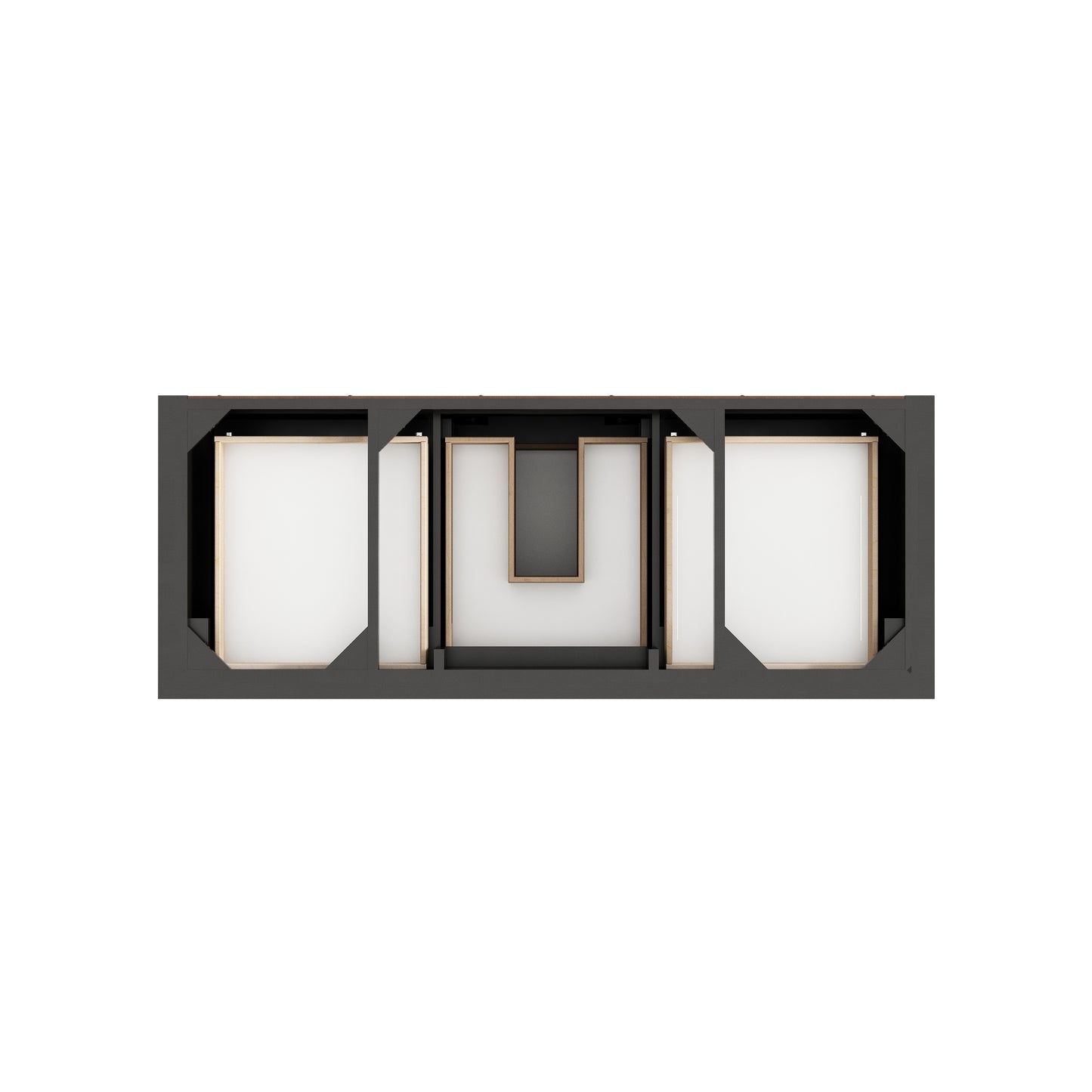 James Martin Brookfield 60" Single Vanity with 3CM Countertop & FreePower Wireless Charger