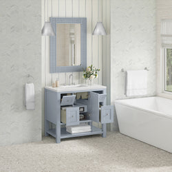 James Martin Breckenridge 36" Single Vanity w/ 3CM Countertop