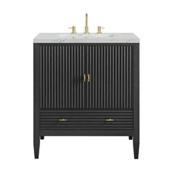 James Martin Myrrin 30" Single Vanity with 3 CM Countertop