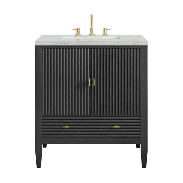 James Martin Myrrin 30" Single Vanity with 3 CM Countertop