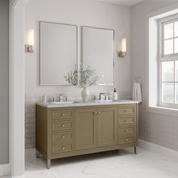 James Martin Chicago 60" Double Vanity with 3 CM Countertop