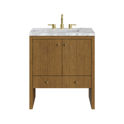 James Martin Hudson 30" Single Vanity with 3 CM Countertop