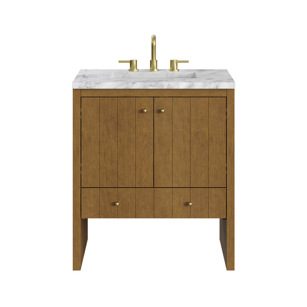 James Martin Hudson 30" Single Vanity with 3 CM Countertop