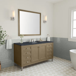 James Martin Chicago 60" Single Vanity with 3 CM Countertop