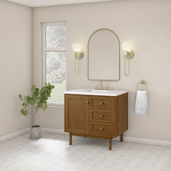 James Martin Laurent 36" Single Vanity with 3 CM Countertop