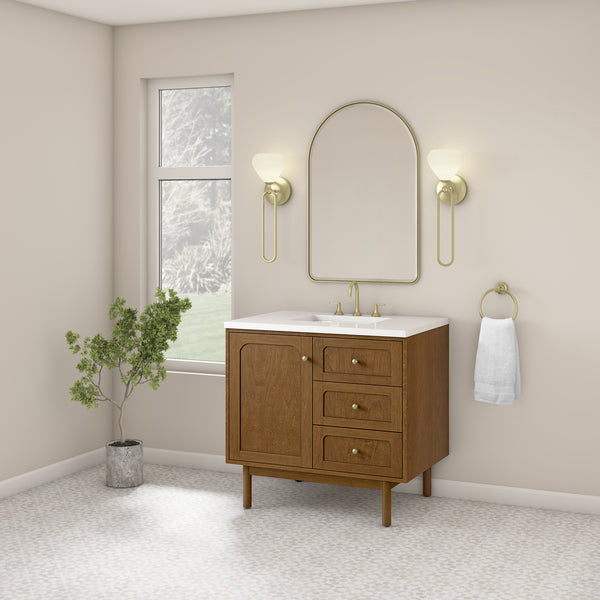 James Martin Laurent 36" Single Vanity with 3 CM Countertop