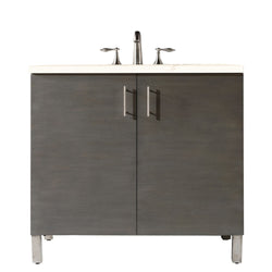 James Martin Metropolitan 36" Single Vanity with 3 CM Top - Luxe Bathroom Vanities