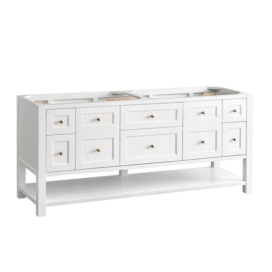 James Martin Breckenridge 72" Double Vanity w/ 3 CM Countertop