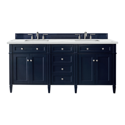 James Martin Brittany 72" Double Vanity with 3 CM Countertop