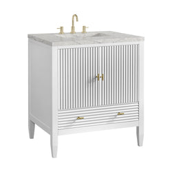 James Martin Myrrin 30" Single Vanity with 3 CM Countertop