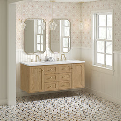 James Martin Laurent 60" Double Vanity with 3 CM Countertop