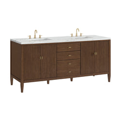 James Martin Myrrin 72" Double Vanity with 3 CM Countertop