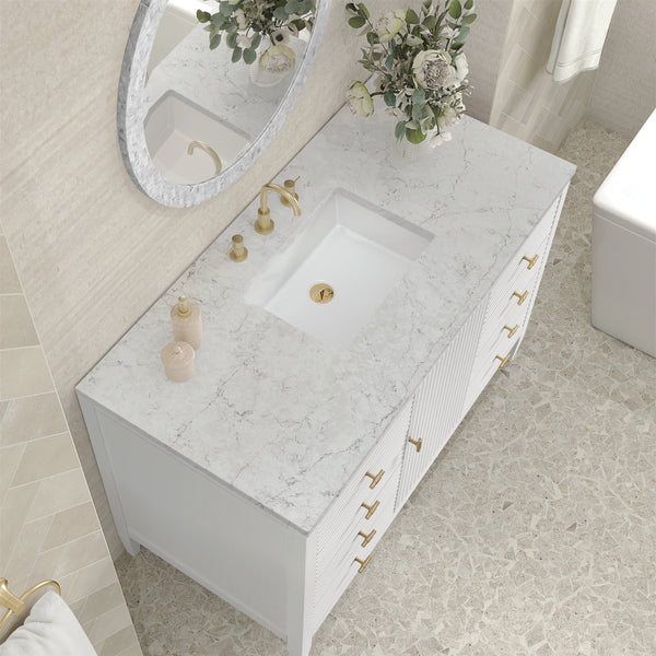 James Martin Myrrin 48" Single Vanity with 3 CM Countertop